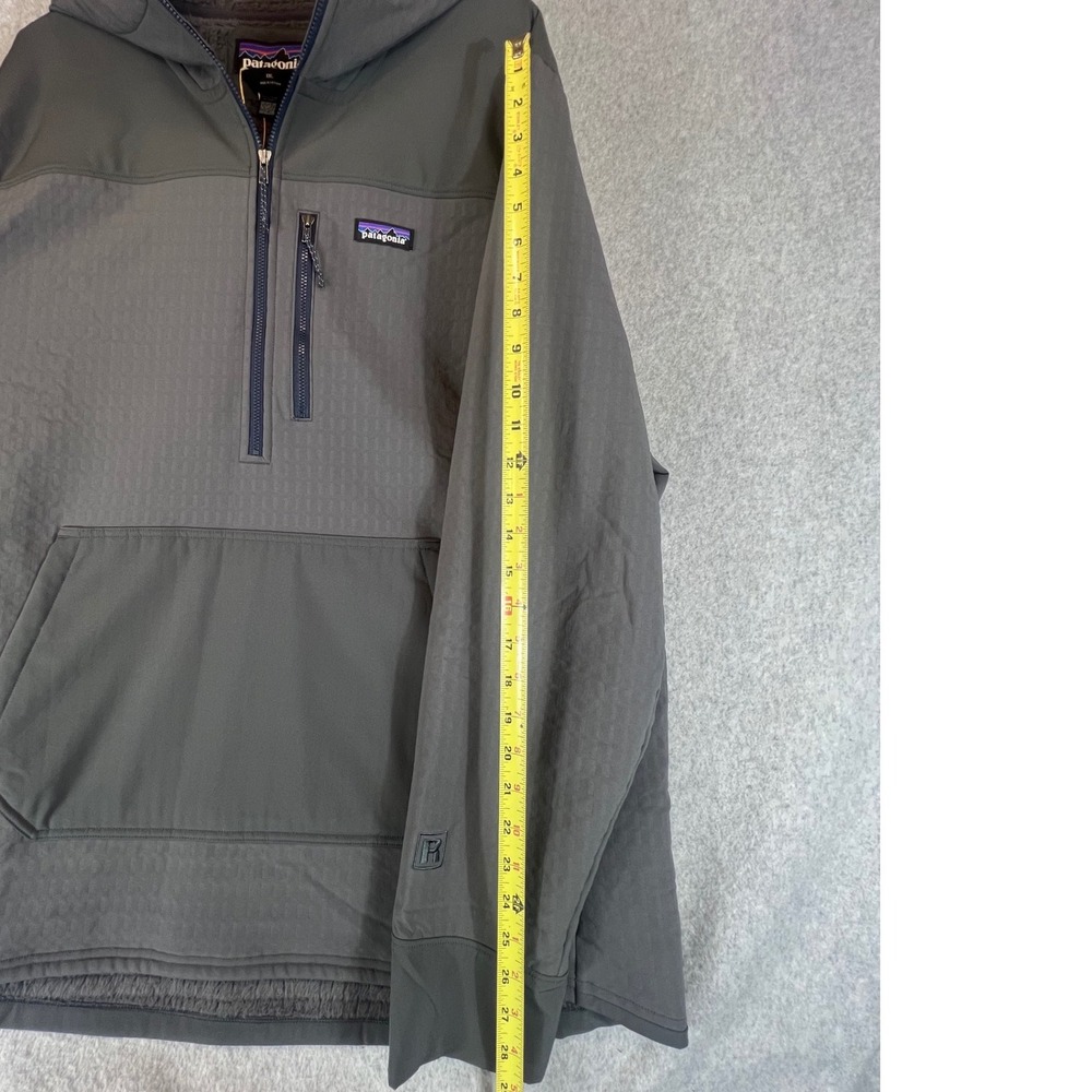 Patagonia R2 TechFace Pullover Men XXL Forge Grey 41765 Hood Fleece NWT Gorpcore - Picture 8 of 8
